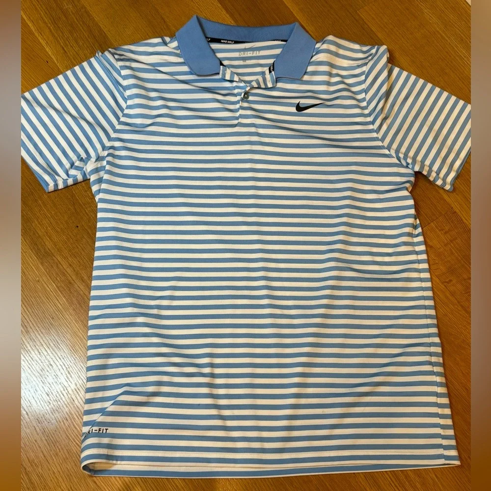 NIKE GOLF Men’s Dri-Fit Polo Shirt Size Large Preppy Athletic Athlesure